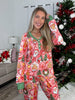 Preorder Santa's Merry Mix Jogger Pajamas-220 Lounge wear/Pajamas- Simply Simpson's Boutique is a Women's Online Fashion Boutique Located in Jupiter, Florida