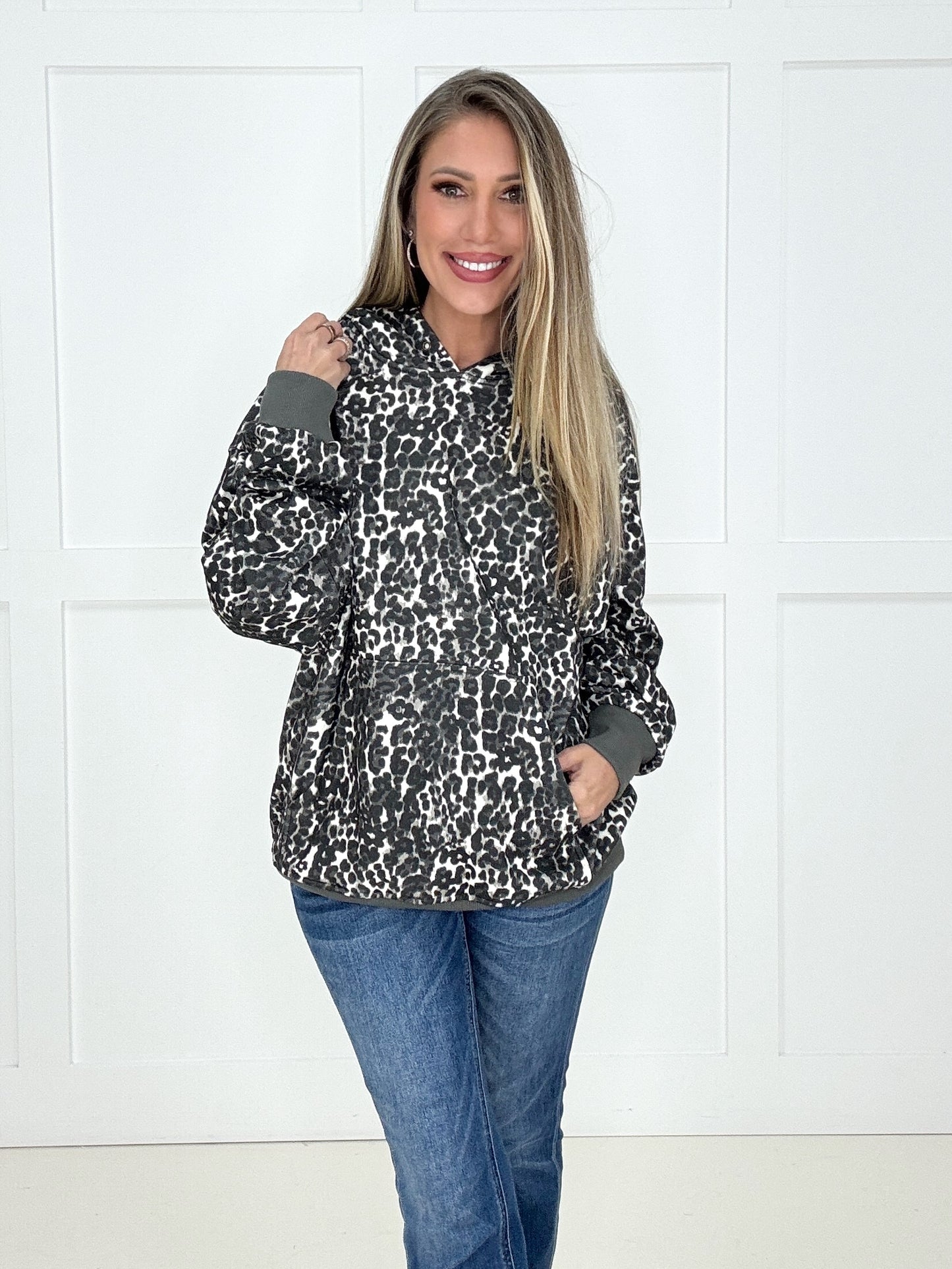 Veveret Midnight Muse Leopard Hoodie