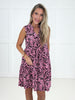 Dear Scarlett Black & Pink Paisley Tiered Dress-240 Dresses- Simply Simpson's Boutique is a Women's Online Fashion Boutique Located in Jupiter, Florida