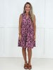 Dear Scarlett Black & Pink Paisley Tiered Dress-240 Dresses- Simply Simpson's Boutique is a Women's Online Fashion Boutique Located in Jupiter, Florida