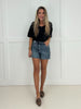 Judy Blue Main Character Studded Shorts