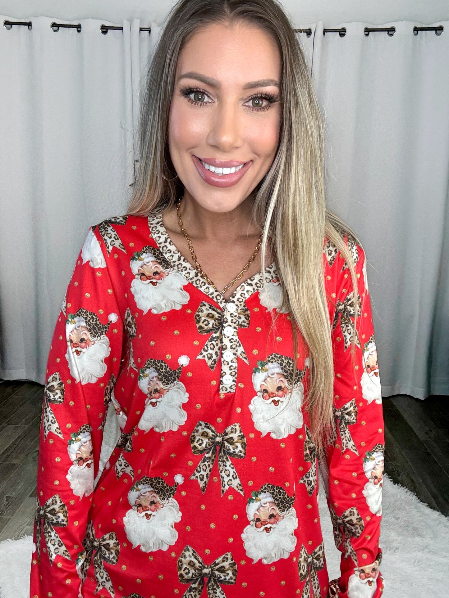 Shirley & Stone 2025 Holiday Pajamas-220 Lounge wear/Pajamas- Simply Simpson's Boutique is a Women's Online Fashion Boutique Located in Jupiter, Florida