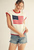 White American Babe Knit Top-100 Short Sleeves- Simply Simpson's Boutique is a Women's Online Fashion Boutique Located in Jupiter, Florida