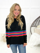 Electric Rainbow Sweater-150 Sweaters- Simply Simpson's Boutique is a Women's Online Fashion Boutique Located in Jupiter, Florida