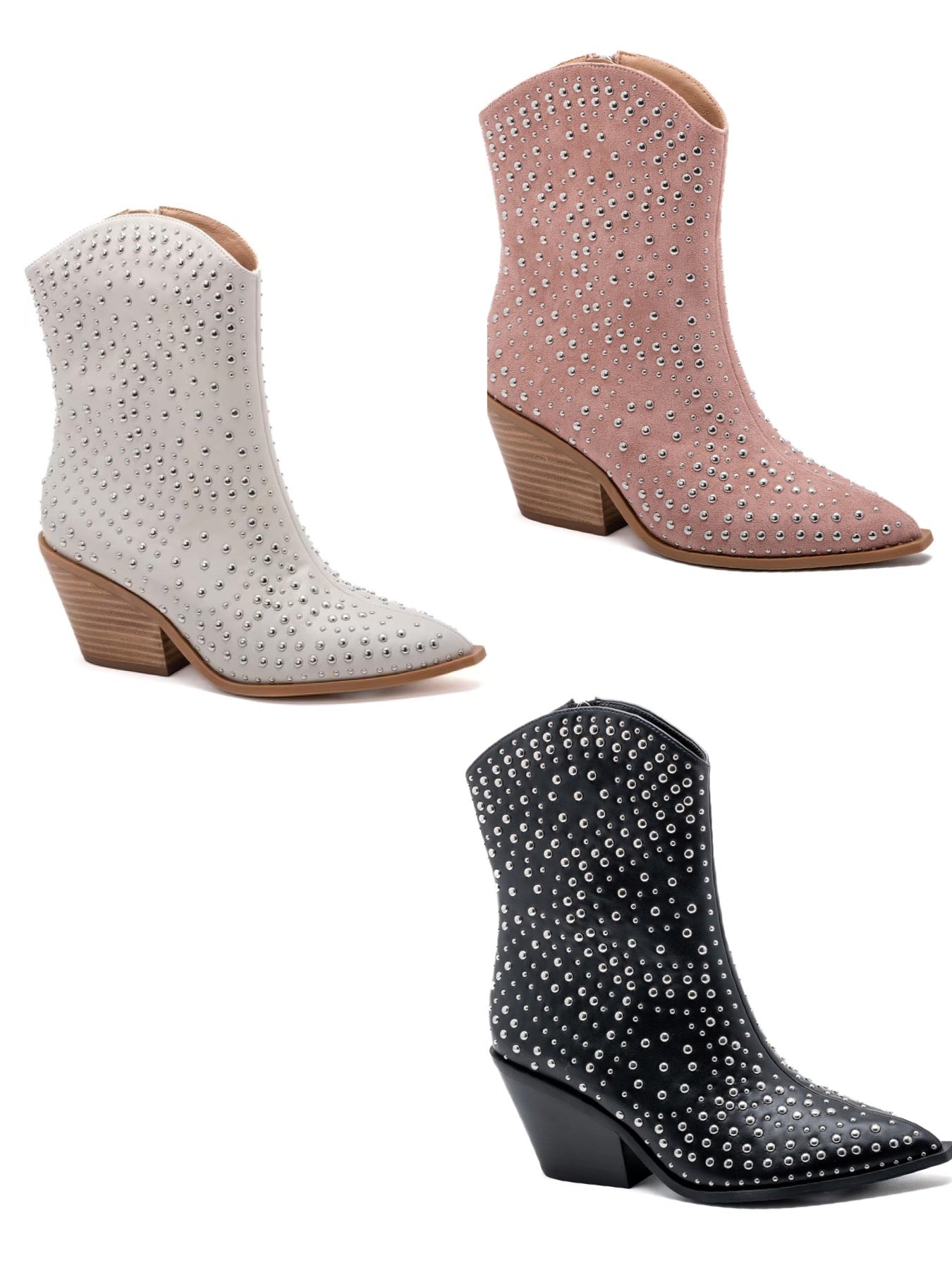 Corkys Lowlights Studded Boots-260 Shoes- Simply Simpson's Boutique is a Women's Online Fashion Boutique Located in Jupiter, Florida