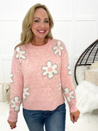 Daisy Sweetheart Sweater-150 Sweaters- Simply Simpson's Boutique is a Women's Online Fashion Boutique Located in Jupiter, Florida