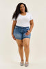 Judy Blue Starstruck Shorts-190 Skirts/Shorts- Simply Simpson's Boutique is a Women's Online Fashion Boutique Located in Jupiter, Florida