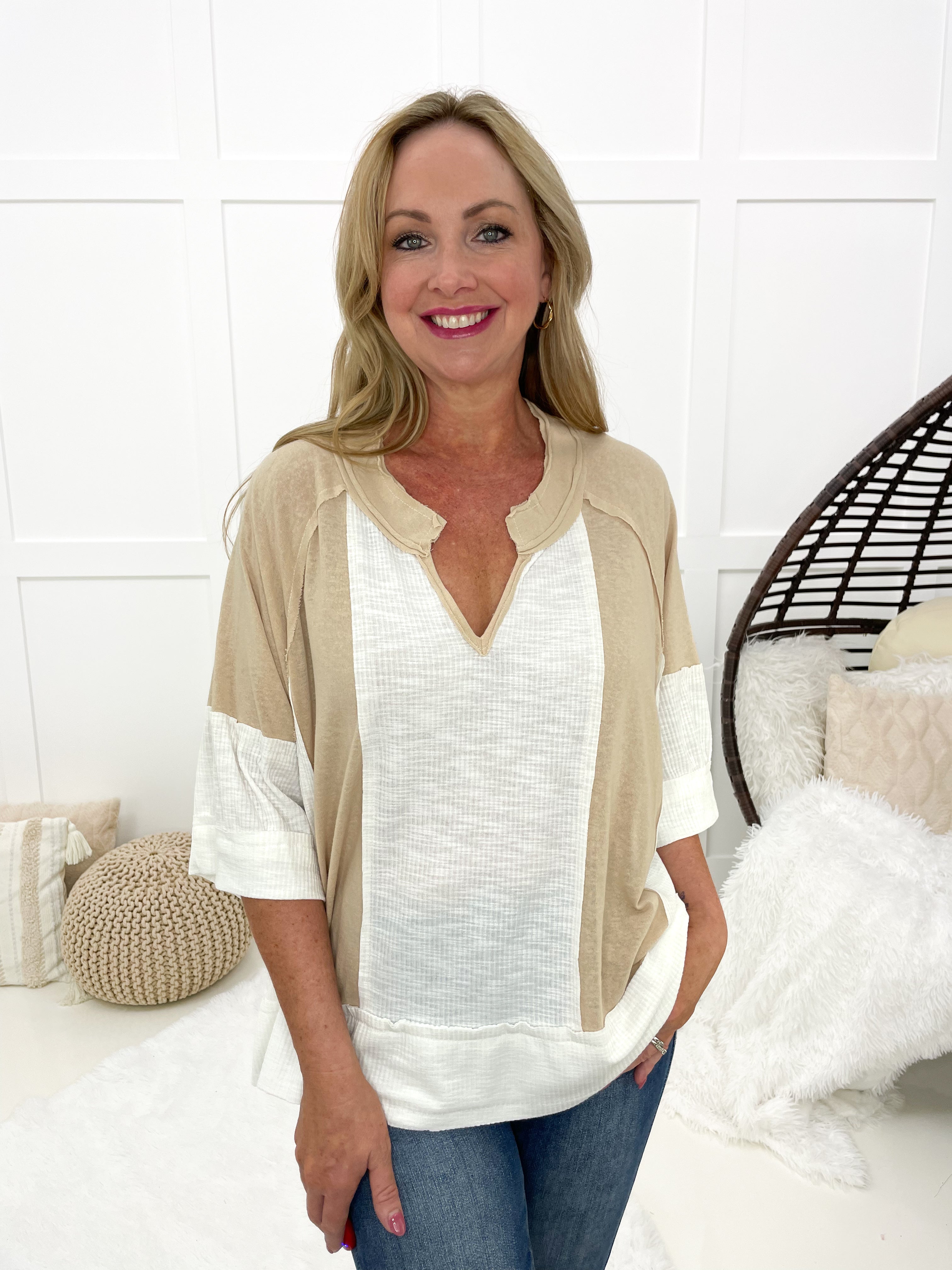 POL Sweetest Days Top-110 Long Sleeves- Simply Simpson's Boutique is a Women's Online Fashion Boutique Located in Jupiter, Florida