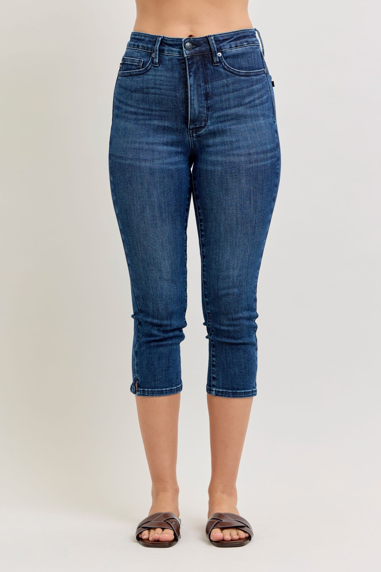 Judy Blue Callie Capris-200 Jeans- Simply Simpson's Boutique is a Women's Online Fashion Boutique Located in Jupiter, Florida