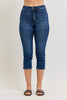 Judy Blue Callie Capris-200 Jeans- Simply Simpson's Boutique is a Women's Online Fashion Boutique Located in Jupiter, Florida