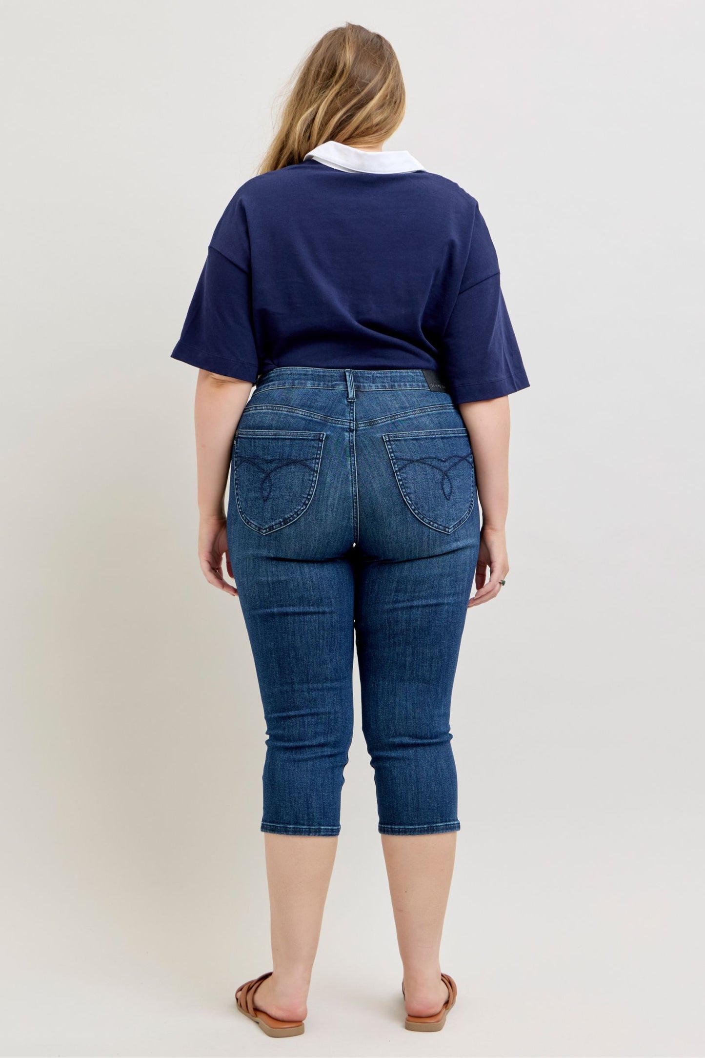 Judy Blue Callie Capris-200 Jeans- Simply Simpson's Boutique is a Women's Online Fashion Boutique Located in Jupiter, Florida