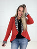Rust Wild Side Blazer-180 Outerwear- Simply Simpson's Boutique is a Women's Online Fashion Boutique Located in Jupiter, Florida