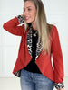 Rust Wild Side Blazer-180 Outerwear- Simply Simpson's Boutique is a Women's Online Fashion Boutique Located in Jupiter, Florida