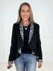 Black Wild Side Blazer-180 Outerwear- Simply Simpson's Boutique is a Women's Online Fashion Boutique Located in Jupiter, Florida