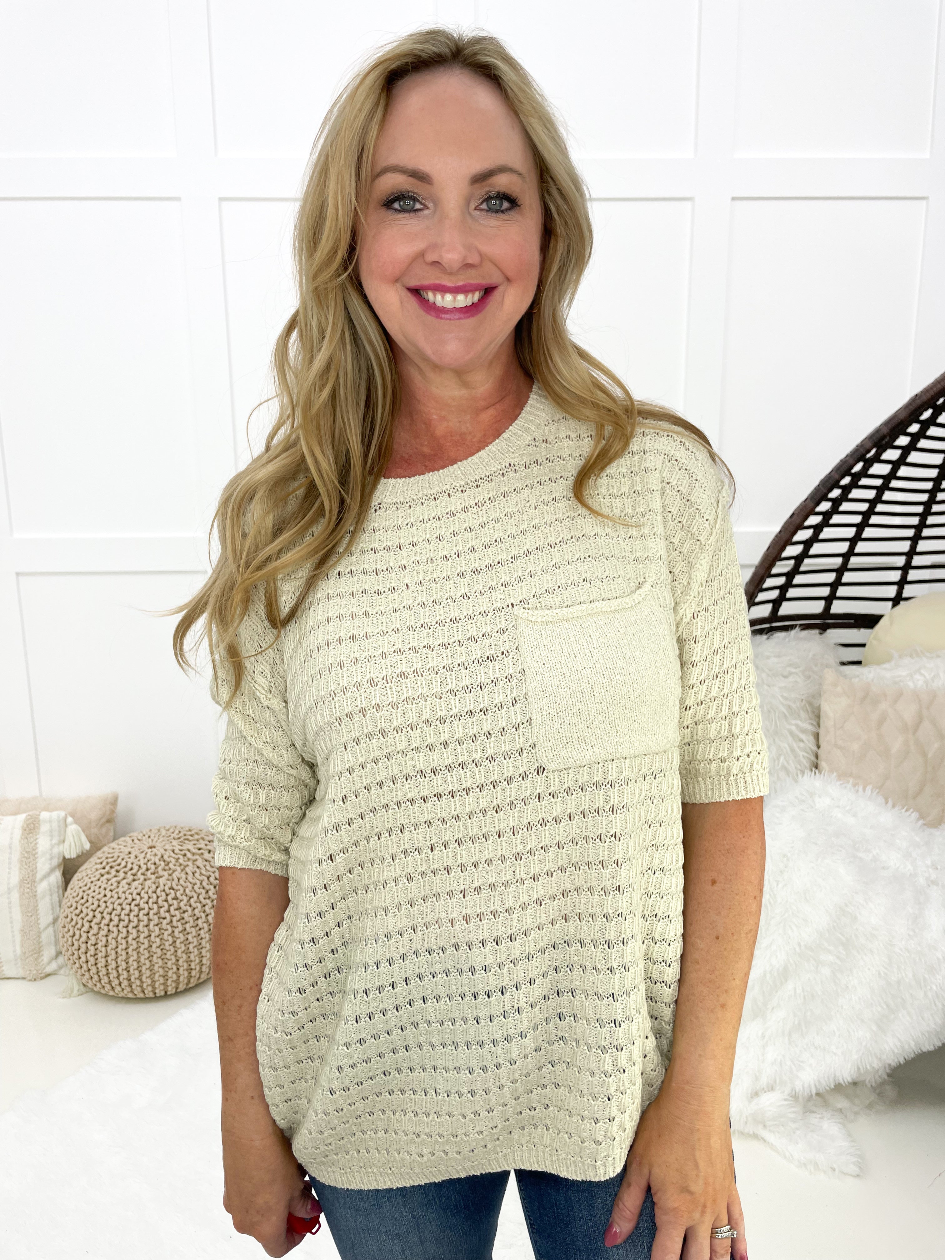 Sweeter Days Knit Top-150 Sweaters- Simply Simpson's Boutique is a Women's Online Fashion Boutique Located in Jupiter, Florida