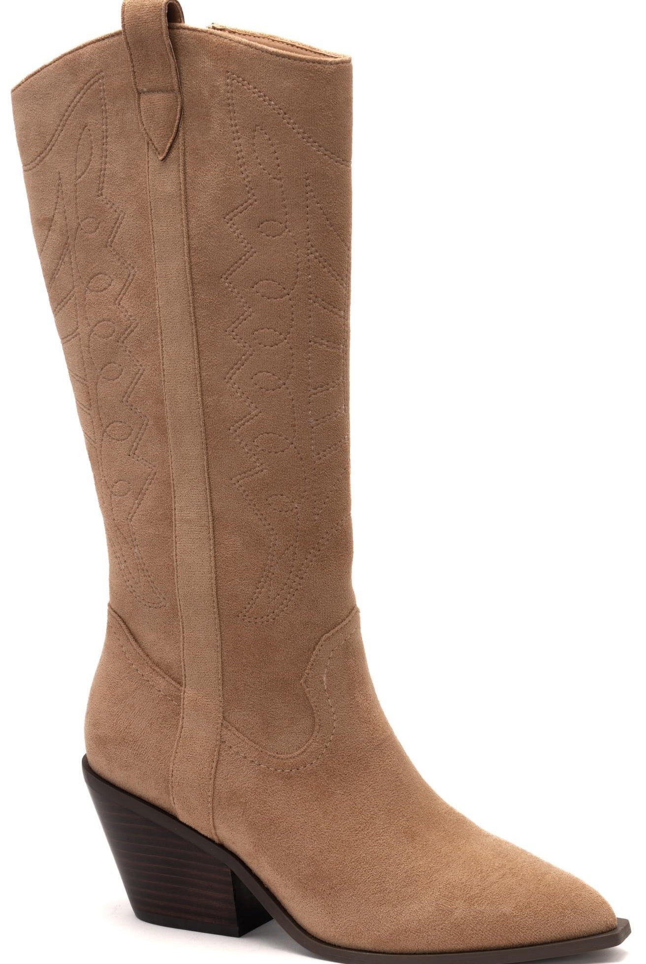 Corkys Howdy Camel Suede Boots-260 Shoes- Simply Simpson's Boutique is a Women's Online Fashion Boutique Located in Jupiter, Florida