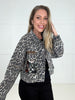 Veveret Leopard in Bloom Denim Jacket-180 Outerwear/Jackets- Simply Simpson's Boutique is a Women's Online Fashion Boutique Located in Jupiter, Florida