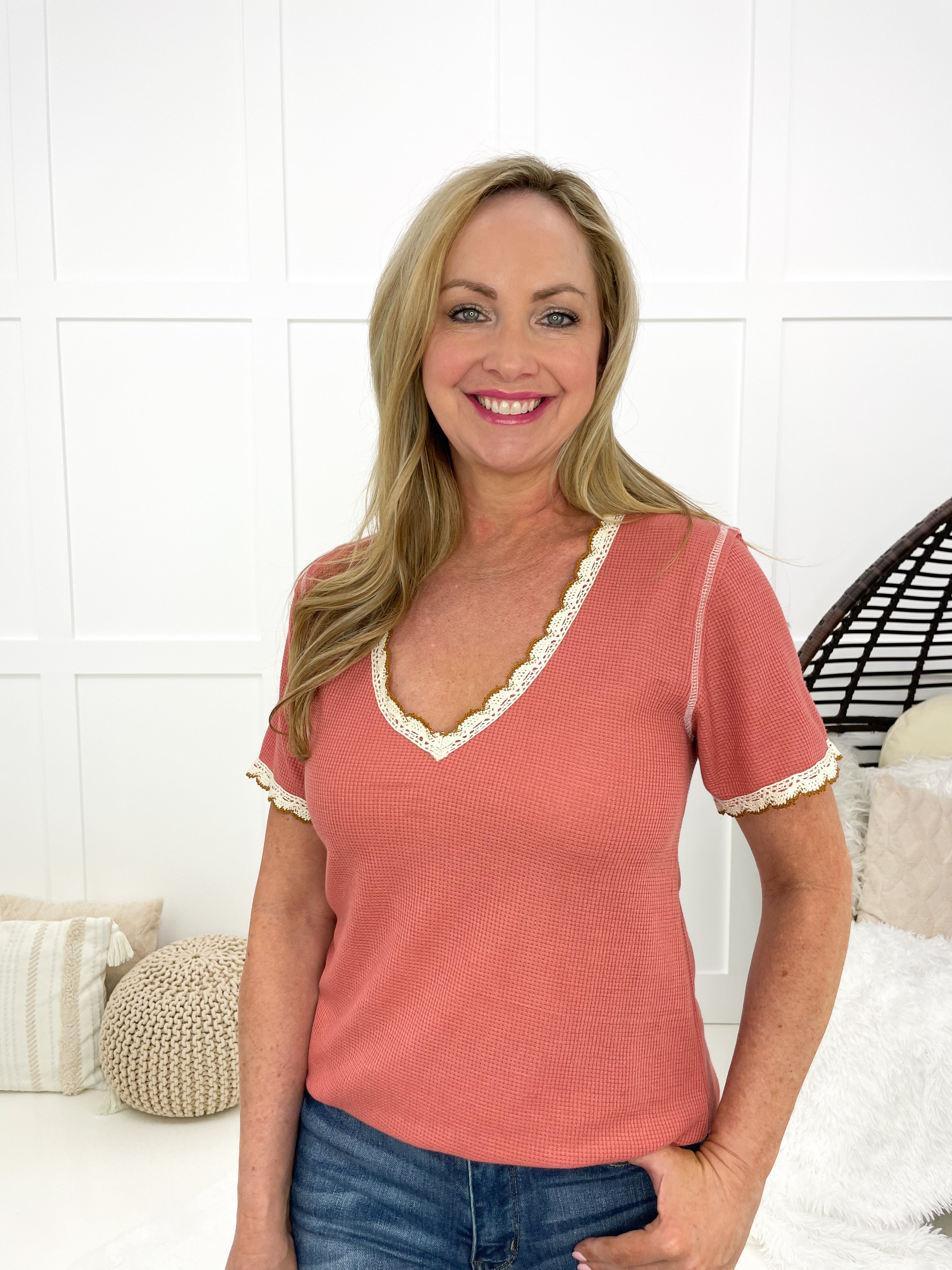 POL Basic Tee-100 Short Sleeves- Simply Simpson's Boutique is a Women's Online Fashion Boutique Located in Jupiter, Florida