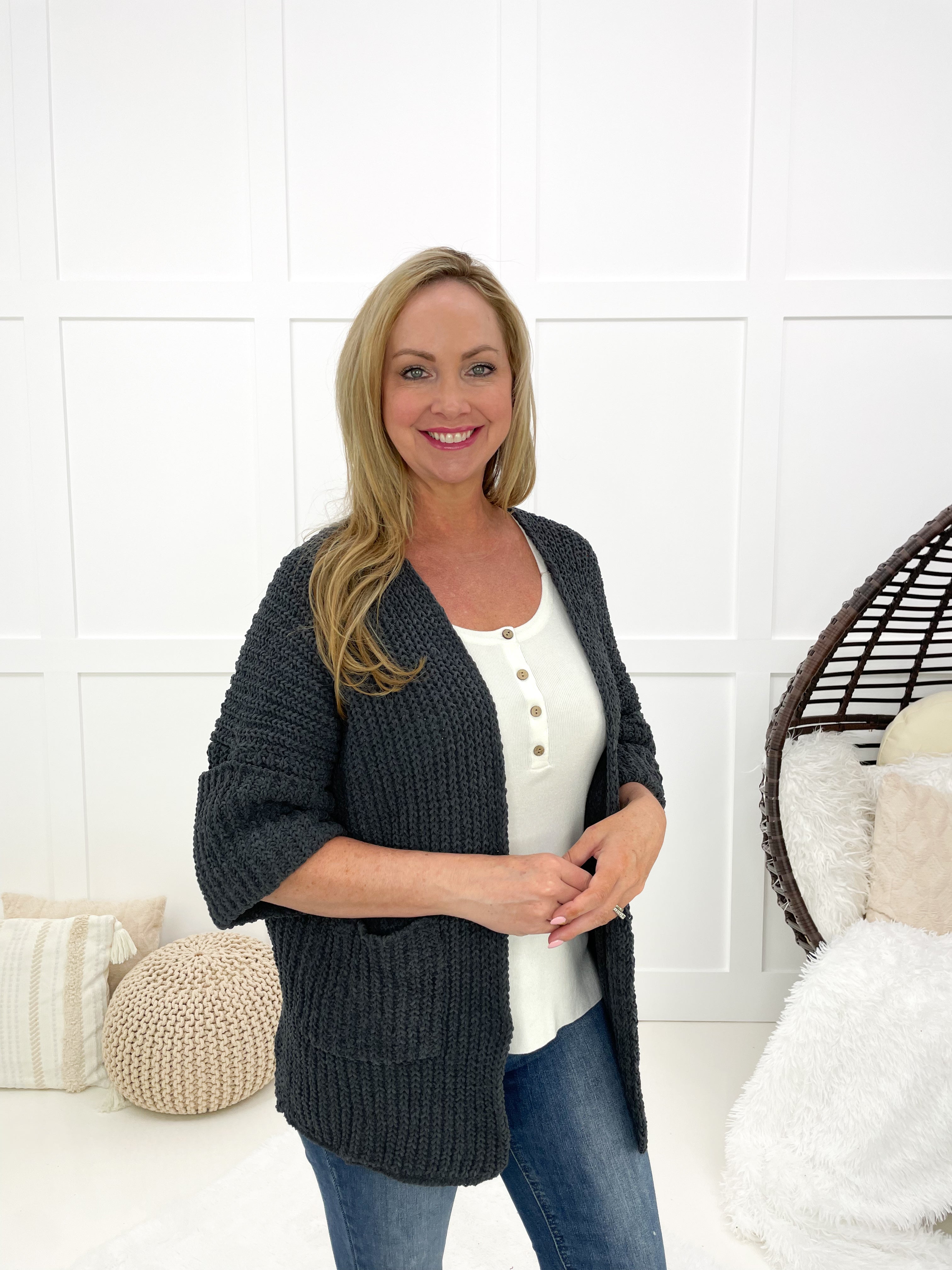 POL Slouchy Cardigan-150 Sweaters- Simply Simpson's Boutique is a Women's Online Fashion Boutique Located in Jupiter, Florida