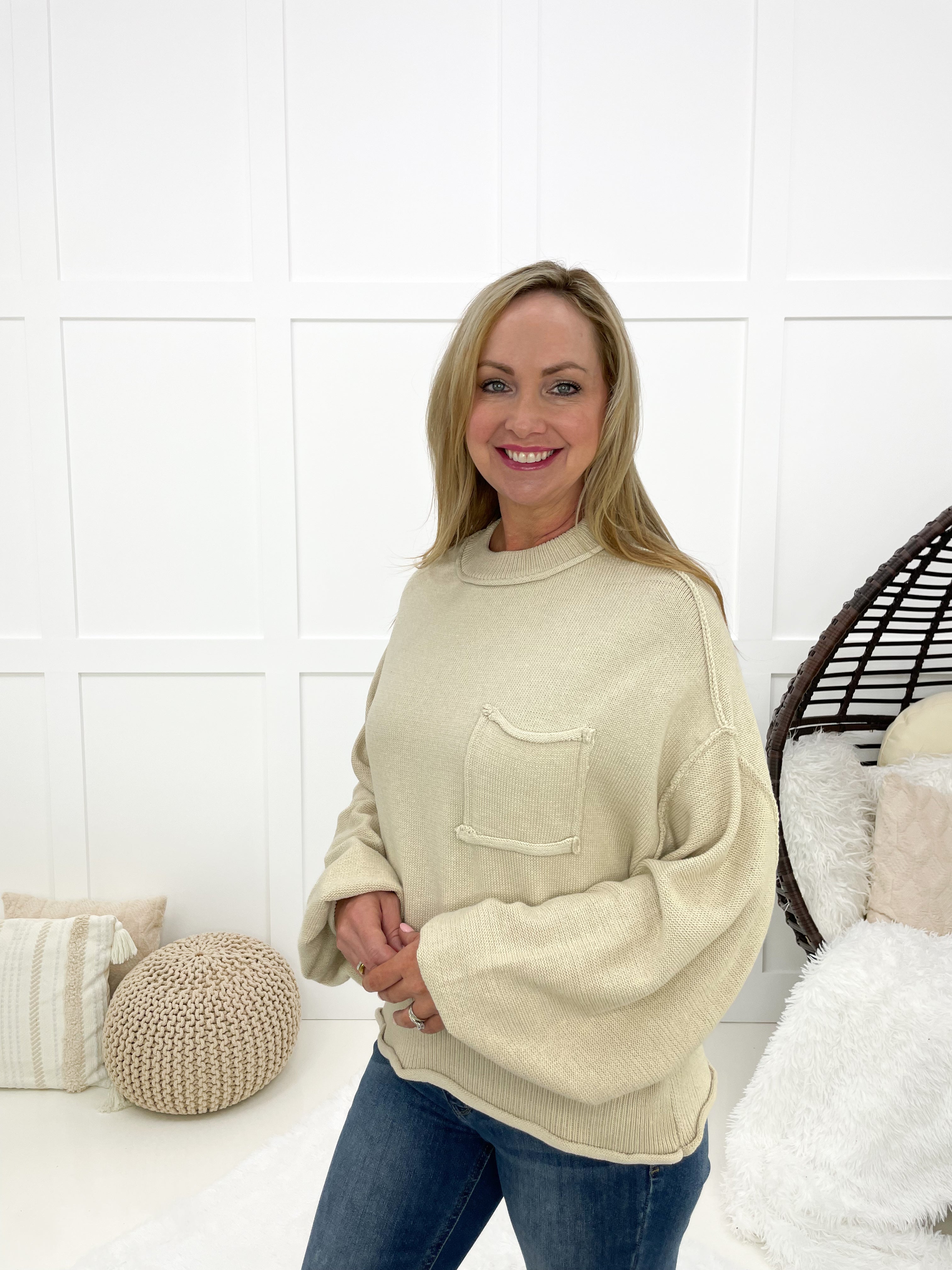 POL Eternal Bliss Sweater-150 Sweaters- Simply Simpson's Boutique is a Women's Online Fashion Boutique Located in Jupiter, Florida