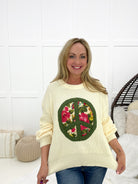 POL Floral Peace Sweater-150 Sweaters- Simply Simpson's Boutique is a Women's Online Fashion Boutique Located in Jupiter, Florida