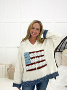 POL American Babe Sweater-110 Long Sleeves- Simply Simpson's Boutique is a Women's Online Fashion Boutique Located in Jupiter, Florida