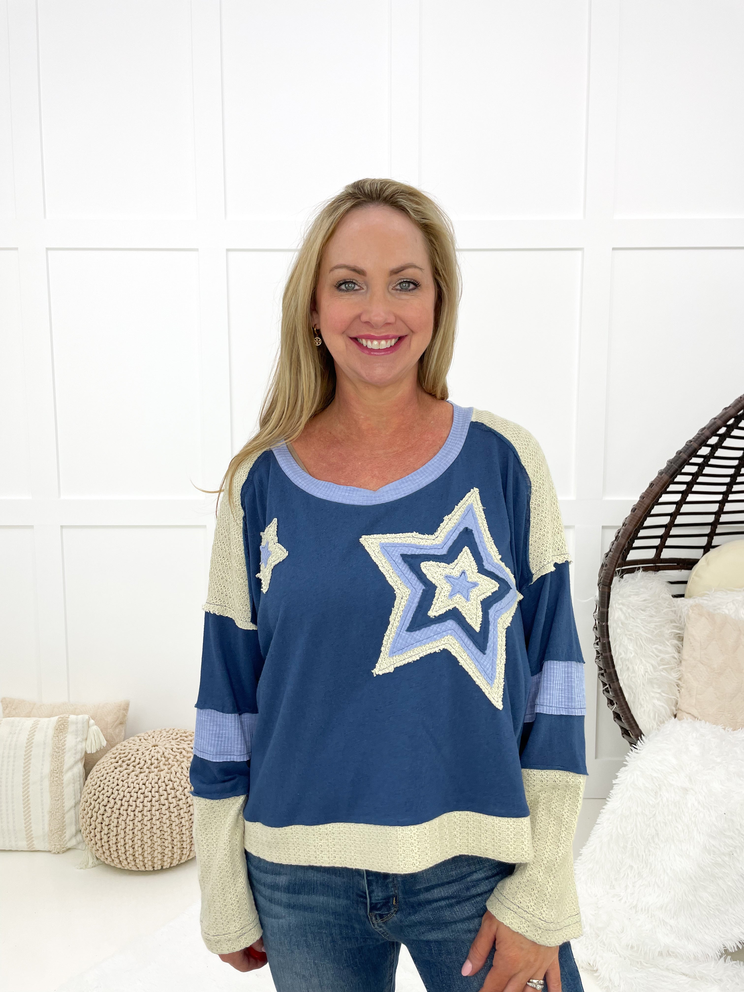 POL Shining Star Top (Multiple Colors)-110 Long Sleeves- Simply Simpson's Boutique is a Women's Online Fashion Boutique Located in Jupiter, Florida