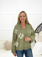 POL Daydream Daisy Sweater-110 Long Sleeves- Simply Simpson's Boutique is a Women's Online Fashion Boutique Located in Jupiter, Florida