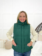 Queen Bee Puffer Vests (multiple colors)-180 Outerwear- Simply Simpson's Boutique is a Women's Online Fashion Boutique Located in Jupiter, Florida