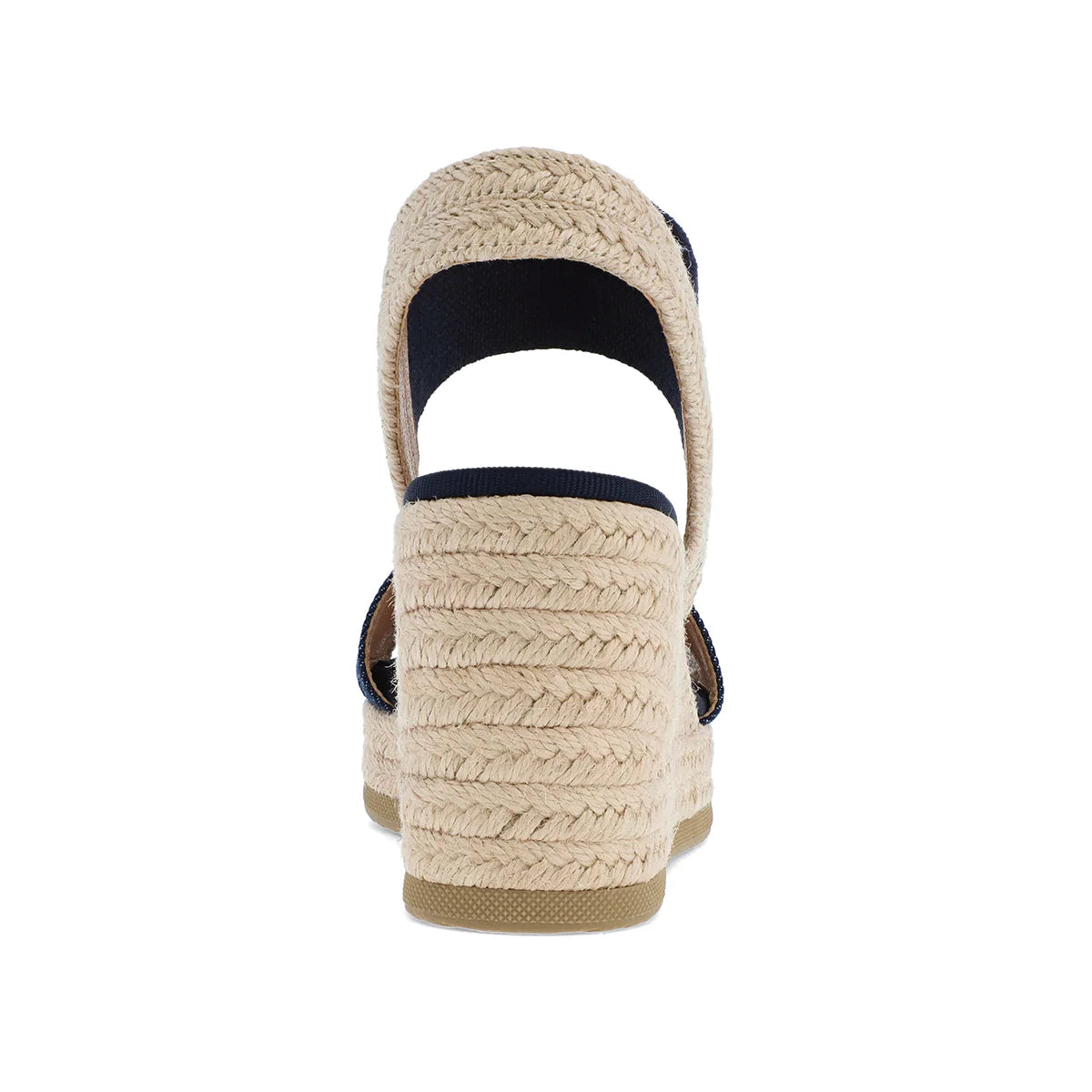 Mia Barossa Navy Denim Wedge Sandals-260 Shoes- Simply Simpson's Boutique is a Women's Online Fashion Boutique Located in Jupiter, Florida