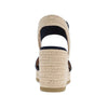 Mia Barossa Navy Denim Wedge Sandals-260 Shoes- Simply Simpson's Boutique is a Women's Online Fashion Boutique Located in Jupiter, Florida