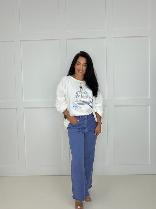 Marlin Acid Washed Frayed Hem Jeans-200 Jeans- Simply Simpson's Boutique is a Women's Online Fashion Boutique Located in Jupiter, Florida