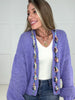 Lavender Happy Threads Cardigan