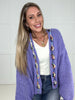 Lavender Happy Threads Cardigan