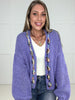 Lavender Happy Threads Cardigan