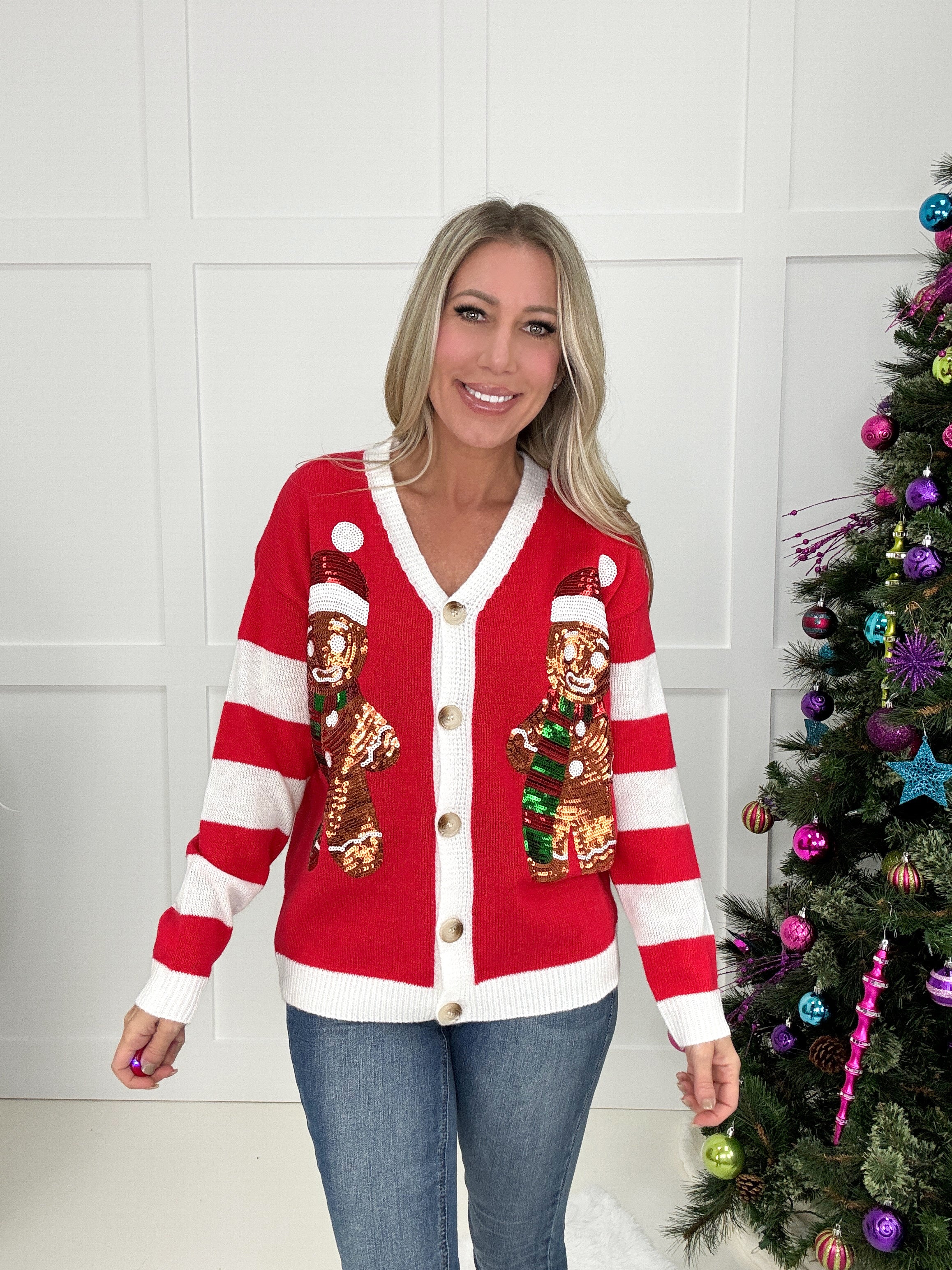 Gingerbread Cardigan-150 Sweaters- Simply Simpson's Boutique is a Women's Online Fashion Boutique Located in Jupiter, Florida