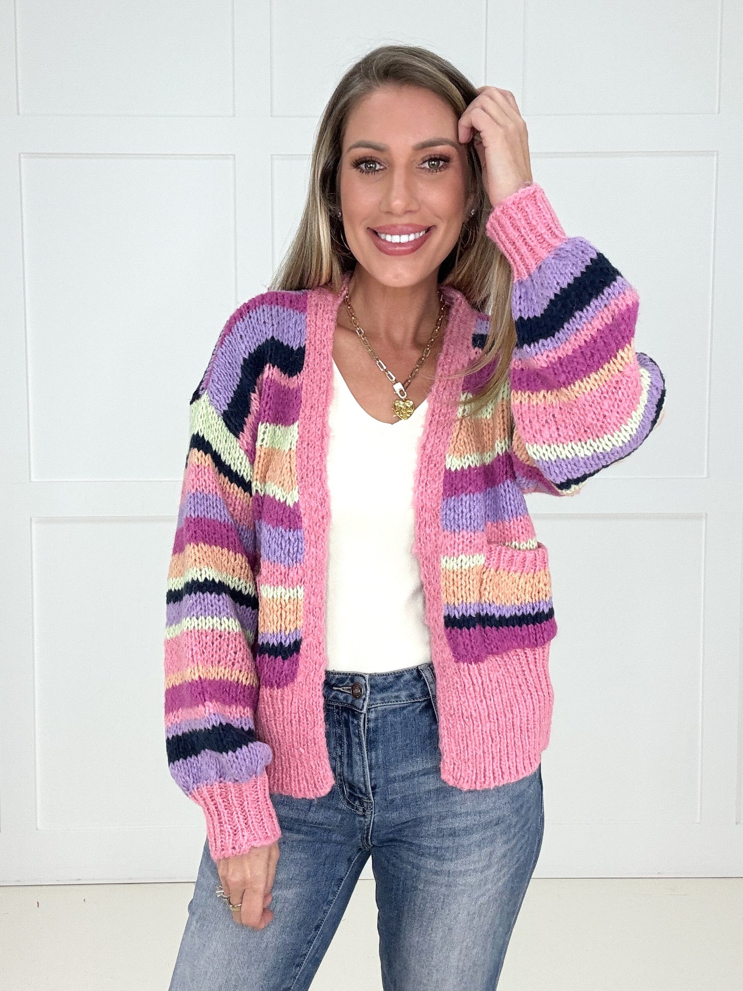 Good Mood Cardigan-170 Cardigans- Simply Simpson's Boutique is a Women's Online Fashion Boutique Located in Jupiter, Florida