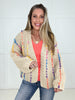 Cream Colorful Moments Cardigan