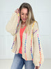 Cream Colorful Moments Cardigan