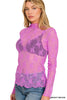 Chloe Lace Layering Top-110 Long Sleeves- Simply Simpson's Boutique is a Women's Online Fashion Boutique Located in Jupiter, Florida