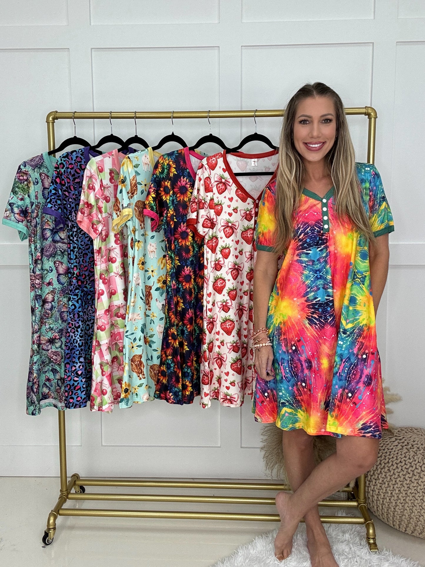 Shirley & Stone Pajama Dresses – Simply Simpson Boutique Shirley & Stone Pajama Dresses – Simply Simpson Boutique