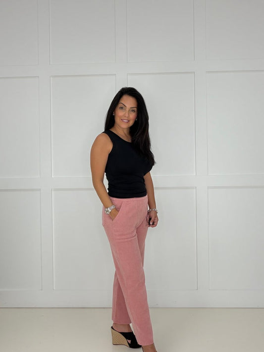 Rose Wide Leg Corduroy Pants-Pants- Simply Simpson's Boutique is a Women's Online Fashion Boutique Located in Jupiter, Florida