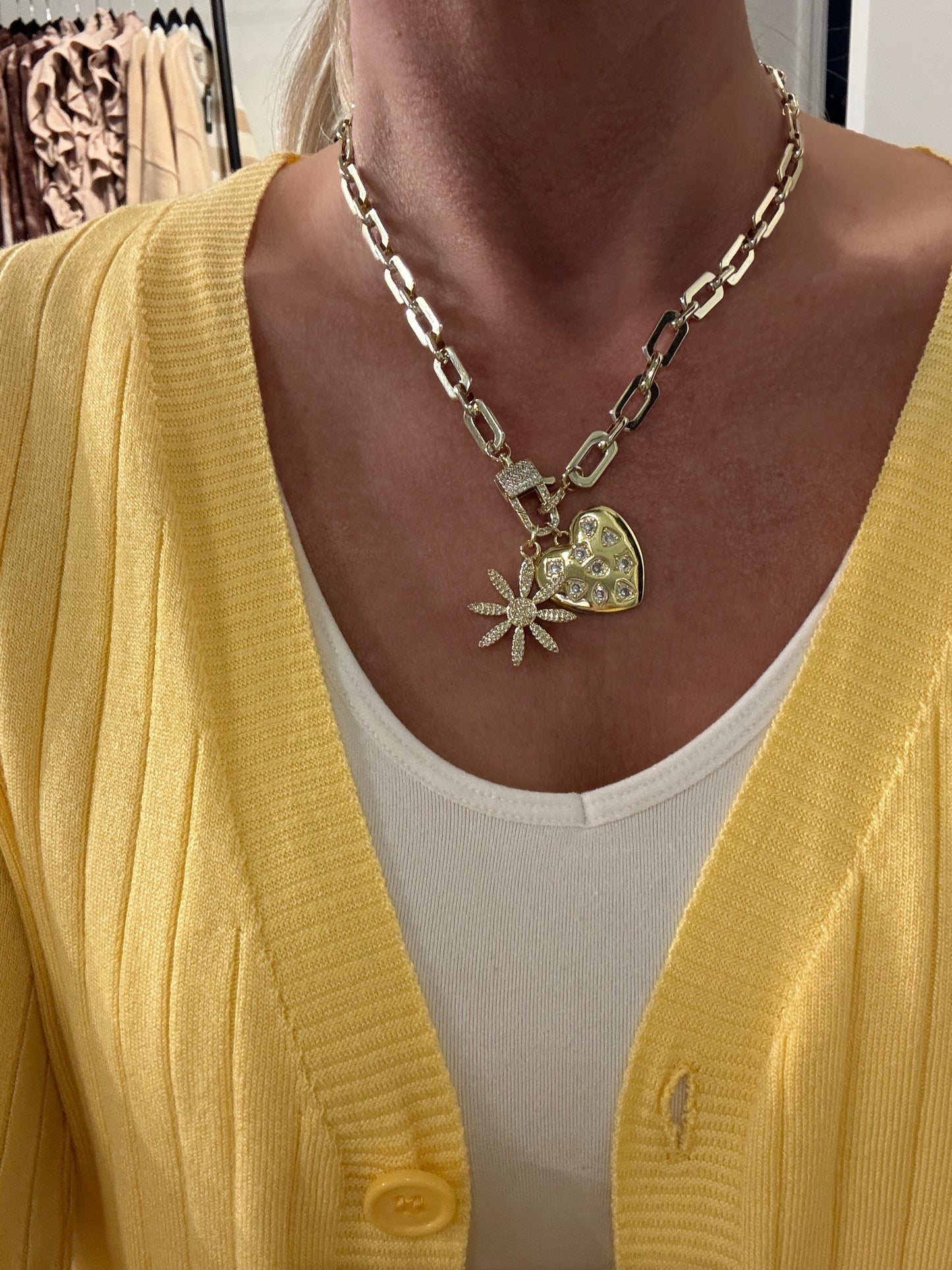 Margarita Heart Necklace-280 Jewelry- Simply Simpson's Boutique is a Women's Online Fashion Boutique Located in Jupiter, Florida