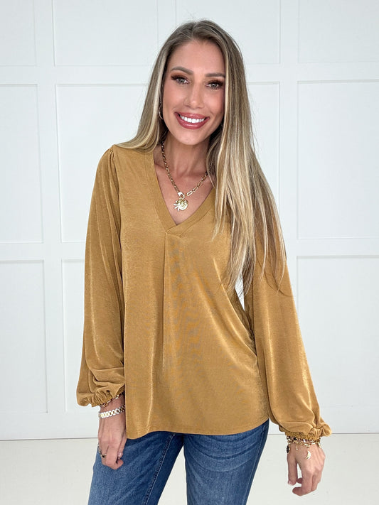 Camel Feeling Fine Blouse-110 Long Sleeves- Simply Simpson's Boutique is a Women's Online Fashion Boutique Located in Jupiter, Florida