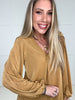 Camel Feeling Fine Blouse-110 Long Sleeves- Simply Simpson's Boutique is a Women's Online Fashion Boutique Located in Jupiter, Florida