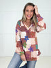 Groovy Garden Checkered Top