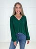 Green Feeling Fine Blouse-110 Long Sleeves- Simply Simpson's Boutique is a Women's Online Fashion Boutique Located in Jupiter, Florida