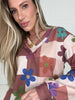 Groovy Garden Checkered Top