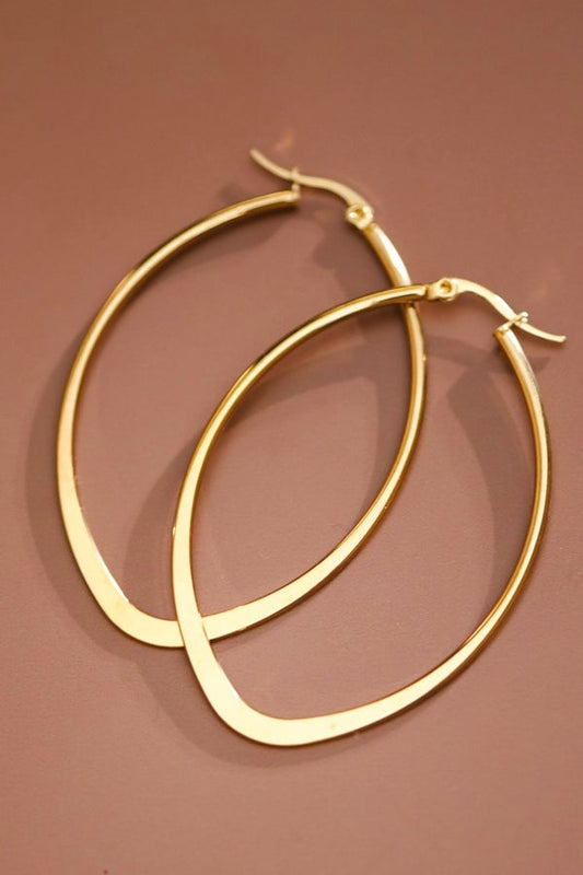 18K Gold Plated Stainless Steel Simple Earrings-280 Jewelry- Simply Simpson's Boutique is a Women's Online Fashion Boutique Located in Jupiter, Florida