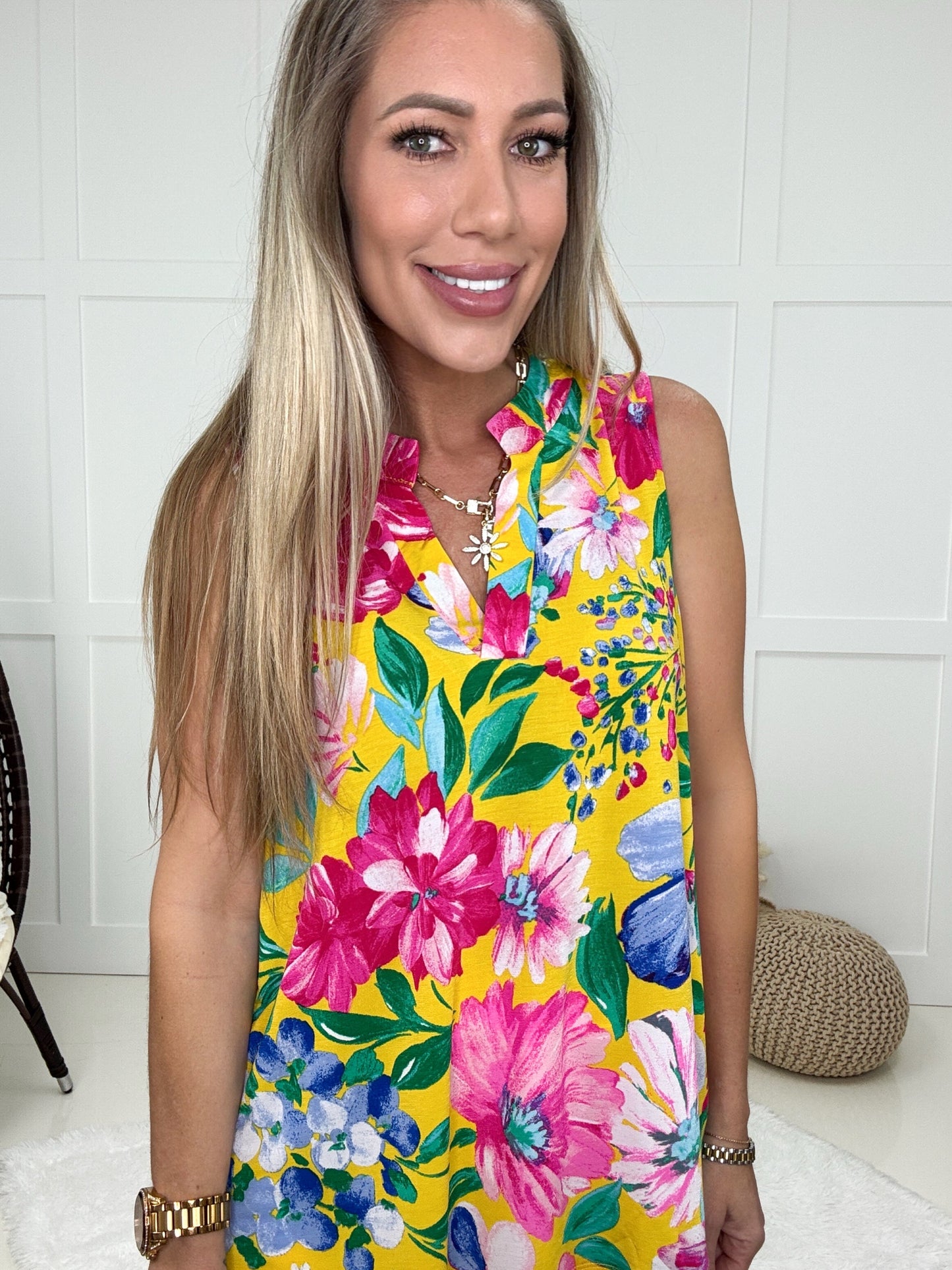 Dear Scarlett Sleeveless Iris Lizzy-120 Sleeveless- Simply Simpson's Boutique is a Women's Online Fashion Boutique Located in Jupiter, Florida